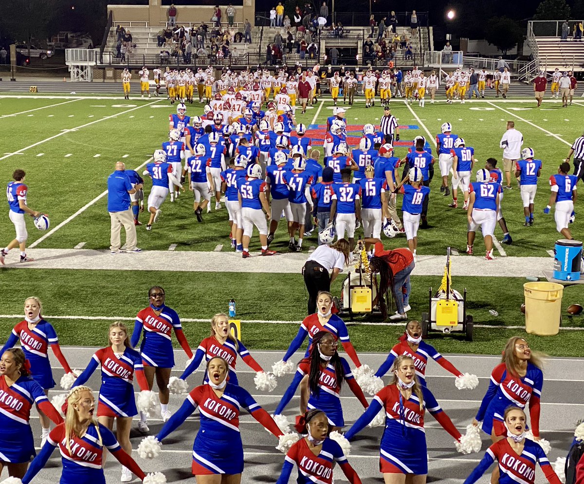 Homecoming didn’t disappoint - way to show grit and persistence tonight <a href="/evanbarker413/">Evan Barker</a> and <a href="/plez_lawrence28/">plez</a> - great win for <a href="/KokomoSchools/">Kokomo Schools</a> - way to cheer the Kats on to victory <a href="/sophiasloth14/">sophia</a> - #legacymatters <a href="/ShellyWyman/">Shelly Wyman</a>