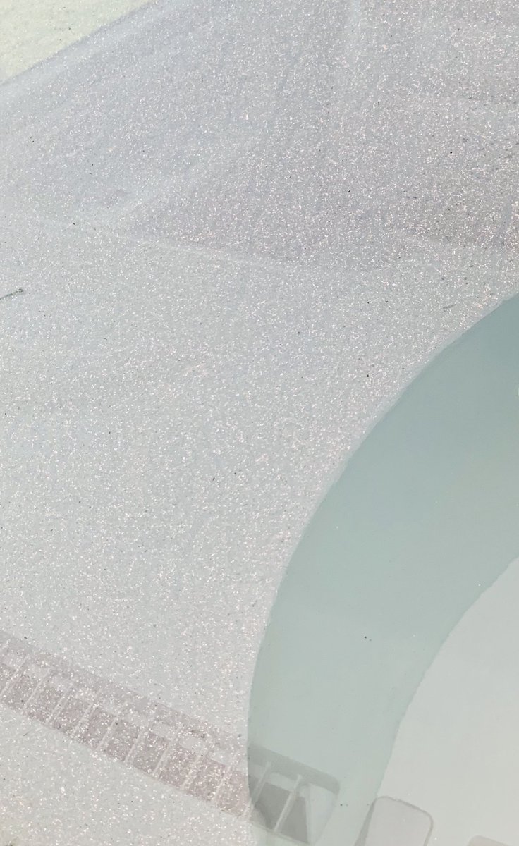 #smokeflakes 🤪 in 1 day in Bay area California. This Picture highlights difference between clean surface and smokeflaked surface.