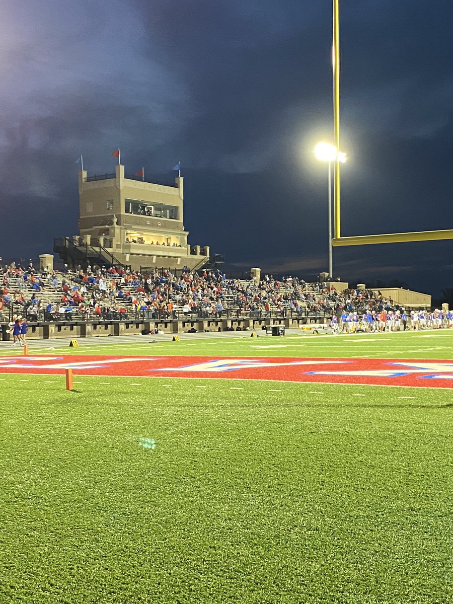 Beautiful night in our beautiful stadium! Kats with the homecoming win!!!
