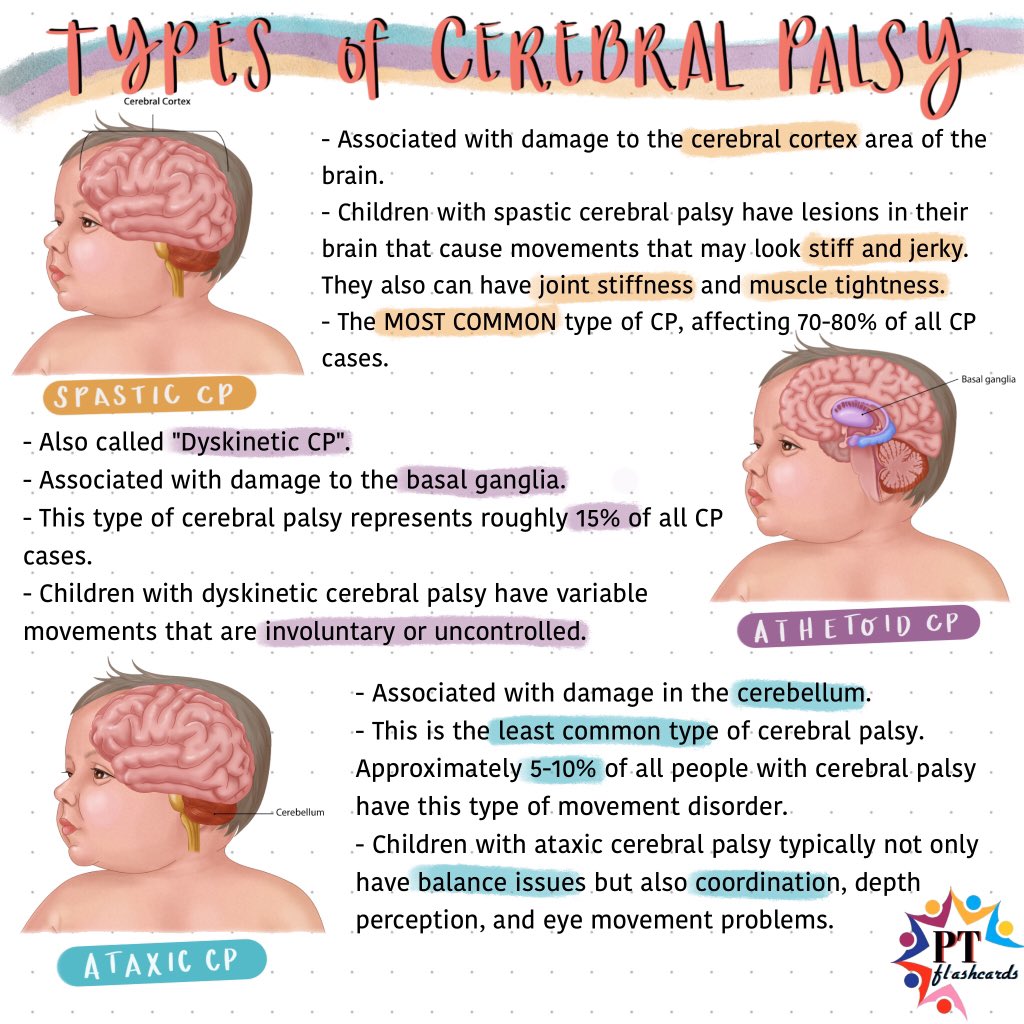 Pt Flashcards Types Of Cerebral Palsy Spastic Cp Athetoid Cp Ataxic Cp Mixed Cp Combination Of At Least Two Forms Of Cp The Most Common Pt Flashcards Types Of Cerebral Palsy Spastic Cp Athetoid Cp Ataxic Cp Mixed Cp Combination Of At Least Two Forms Of Cp The Most Common