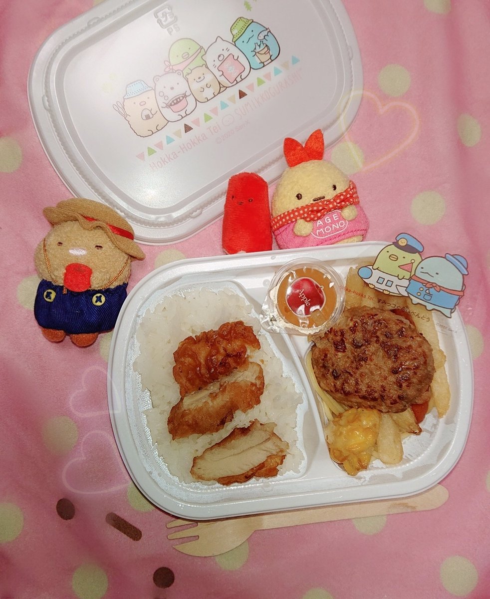 iiisumiiico's tweet image. 今日はほか弁さんのすみっコぐらし弁当(*´`)🍤
容器がキャンプになってました🍙
バランとシールは旅きぶん😂

#すみっコぐらし弁当