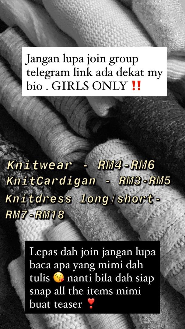 manisbites's tweet photo. Taknak beli takpe, minta tolong rt je 🥺

Helping my bestfriend! Her first business! Sumpah cantik &amp; murah gila tau dia punya knitwear 😍 

Join group ni kalau nak beli tau : https://t.co/oaYO36Abn8 ❤️ https://t.co/X3w29Ea7Dq