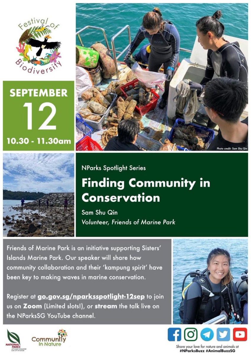 sgmarineparks's tweet photo. Watch the livestream now at
https://t.co/344HoyTWMS
#SistersIslandsMarinePark
#FriendsofMarinePark
#BluePlan https://t.co/C92fzasmmu