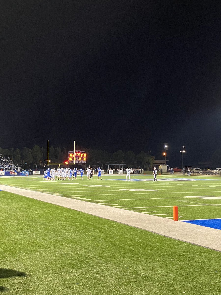 Friday night lights, ‘Merica, and a Panther victory!!!!!!!! 🏈🇺🇸💙🐾