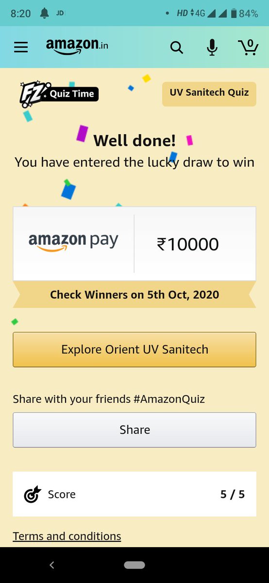 DeepSin45054428's tweet image. #AmazonQuiz #Deepsingh