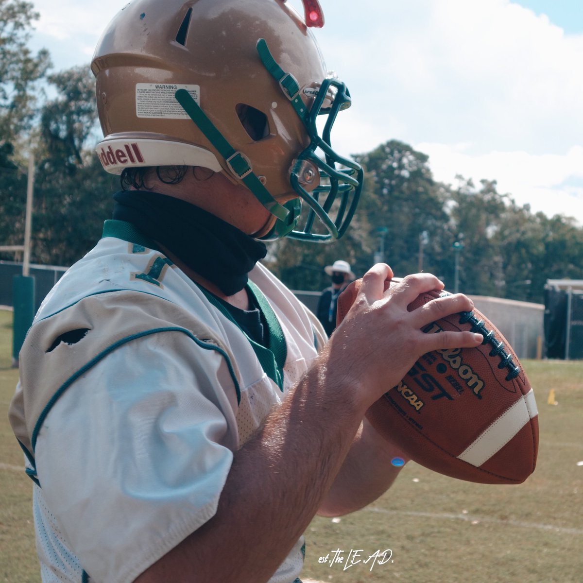 estTheLEAD's tweet photo. Football season is that you ... 👀 
First Official Day of Practice for @Linc_TrojansFB @bigbendpreps @LeonSchools
#LEADmedia 📸 https://t.co/GQfNWEVT4C