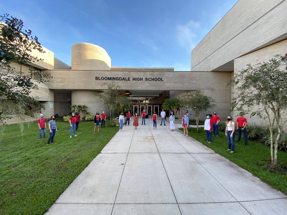 BloomingdaleSHS's tweet photo. Thank you to our JROTC and Ambassador students for putting on our 9/11 ceremony this morning. https://t.co/NrFhLxhHlZ