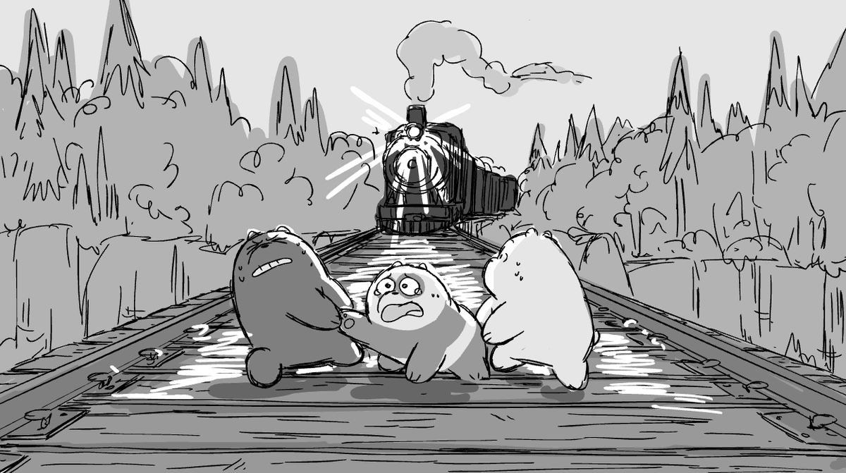 HERE WE GO!!
We Bare Bears the Movie-- Premiering now in Asia. Got lots of new art/behind the scenes stuff to show ⚡️