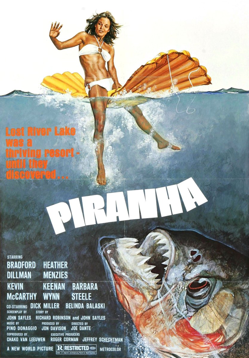 this genre involves placing human traits on animals that dont think like we do. after Jaws came out, there were several other natural horror films released with a similar storyline to it, including Grizzly (1976), Piranha (1978), and Alligator (1980)