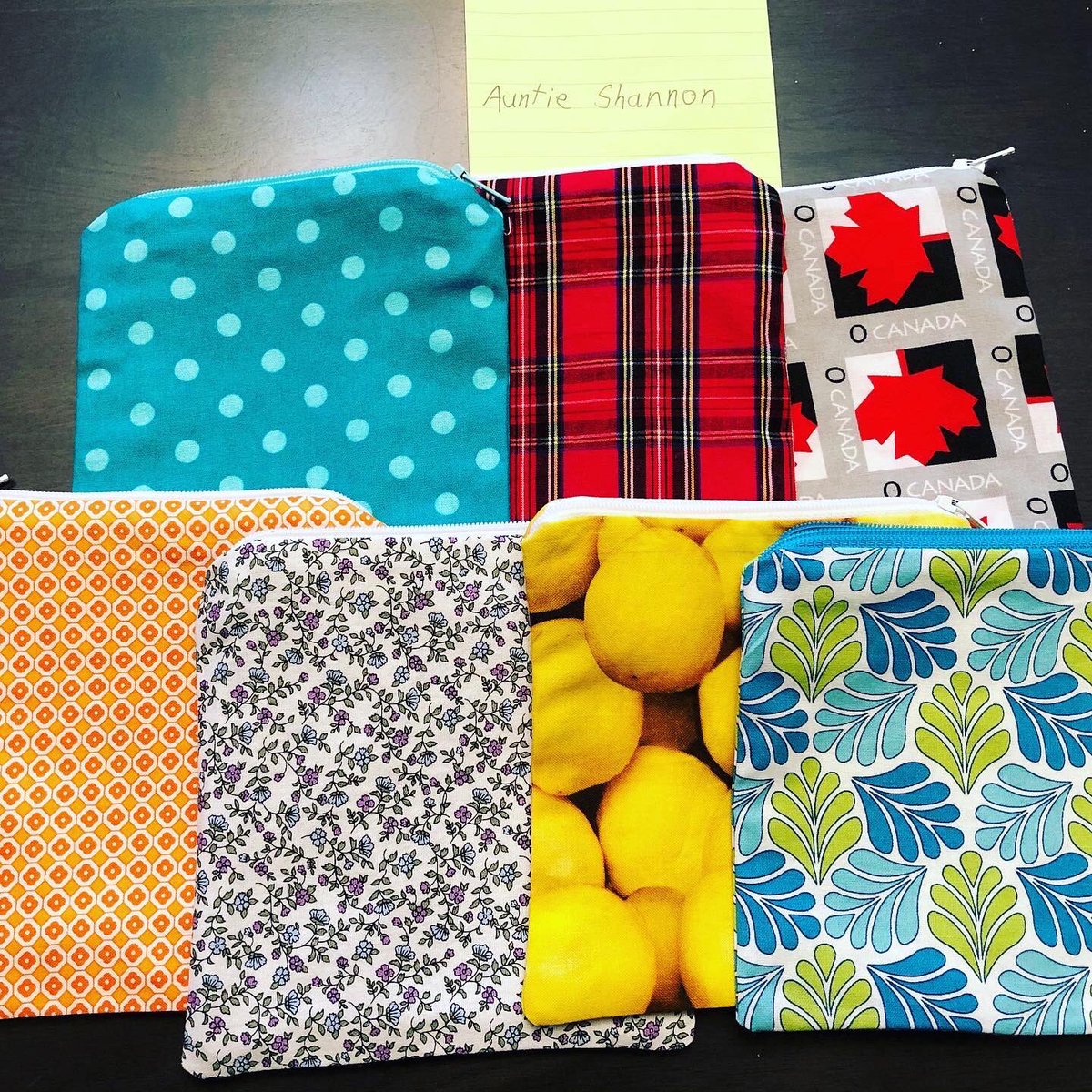sionainnigans's tweet photo. I asked Flynn to make us some washable bags that we could use each day to safely keep a mask in when it wasn't in use. He did a wonderful job! They are beautiful inside and out, and they totally match our personalities!💜 https://t.co/FXbjt1Lted