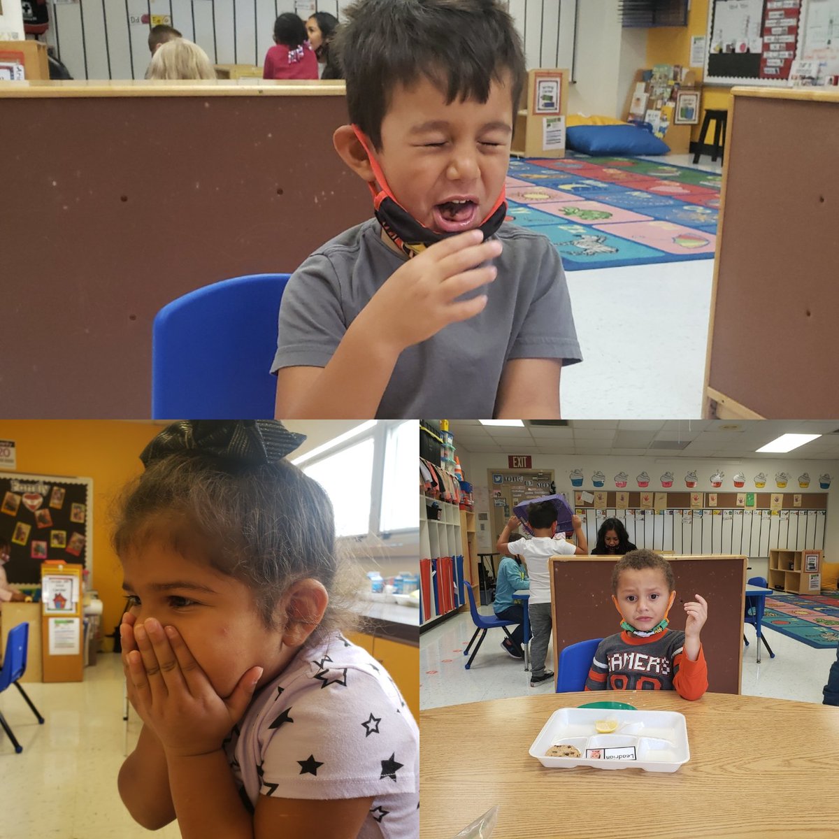 nlongoriaHS's tweet photo. Week 3 was all about our senses!! Tasting is always a fan favorite! We tried sour lemons, sweet cookies, salty chips, and some bitter dark chocolate. Enjoy these faces. 
#mayfieldsHSmunchkins #HeadStart @HeadStartHeroes @wfisdearlylearn #thejourneymatters https://t.co/D8t6Az4dP2