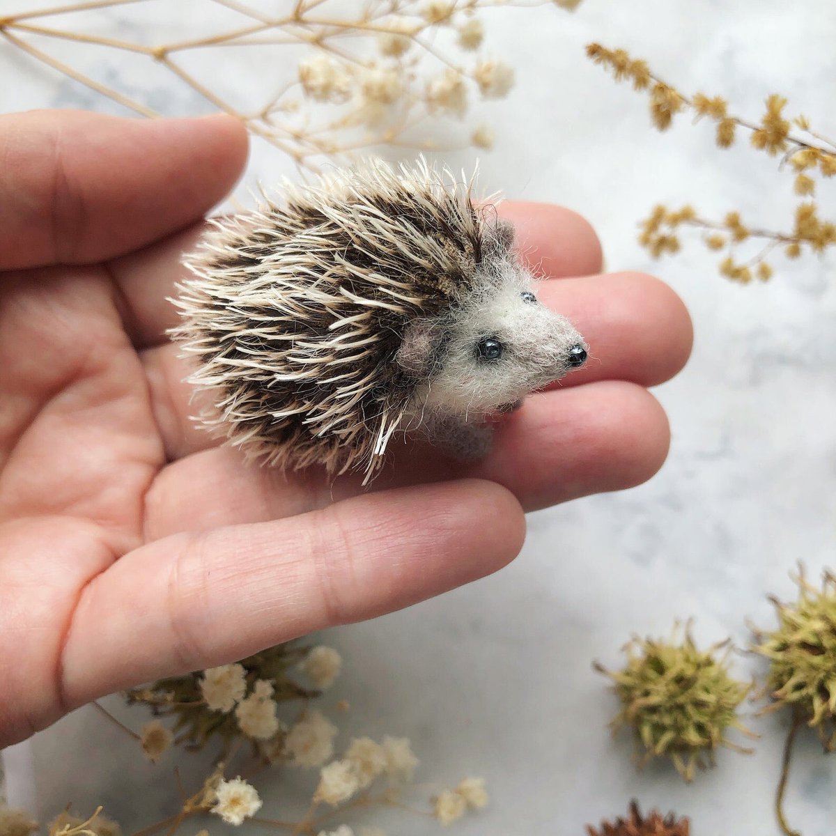 shopbuzzbetter's tweet photo. Amazing animal brooches &amp; miniatures by @kolepolen - each beautiful piece is embroidered felt with and some with lovely beads.⁣

See more at https://t.co/EsnikxbtIX⁣

#shopsmall #supportsmall #standwithsmall #feltbrooch #beadbrooch #handmade #handcrafted #birdbrooch #hedgehoge https://t.co/dEZI0NIUGu