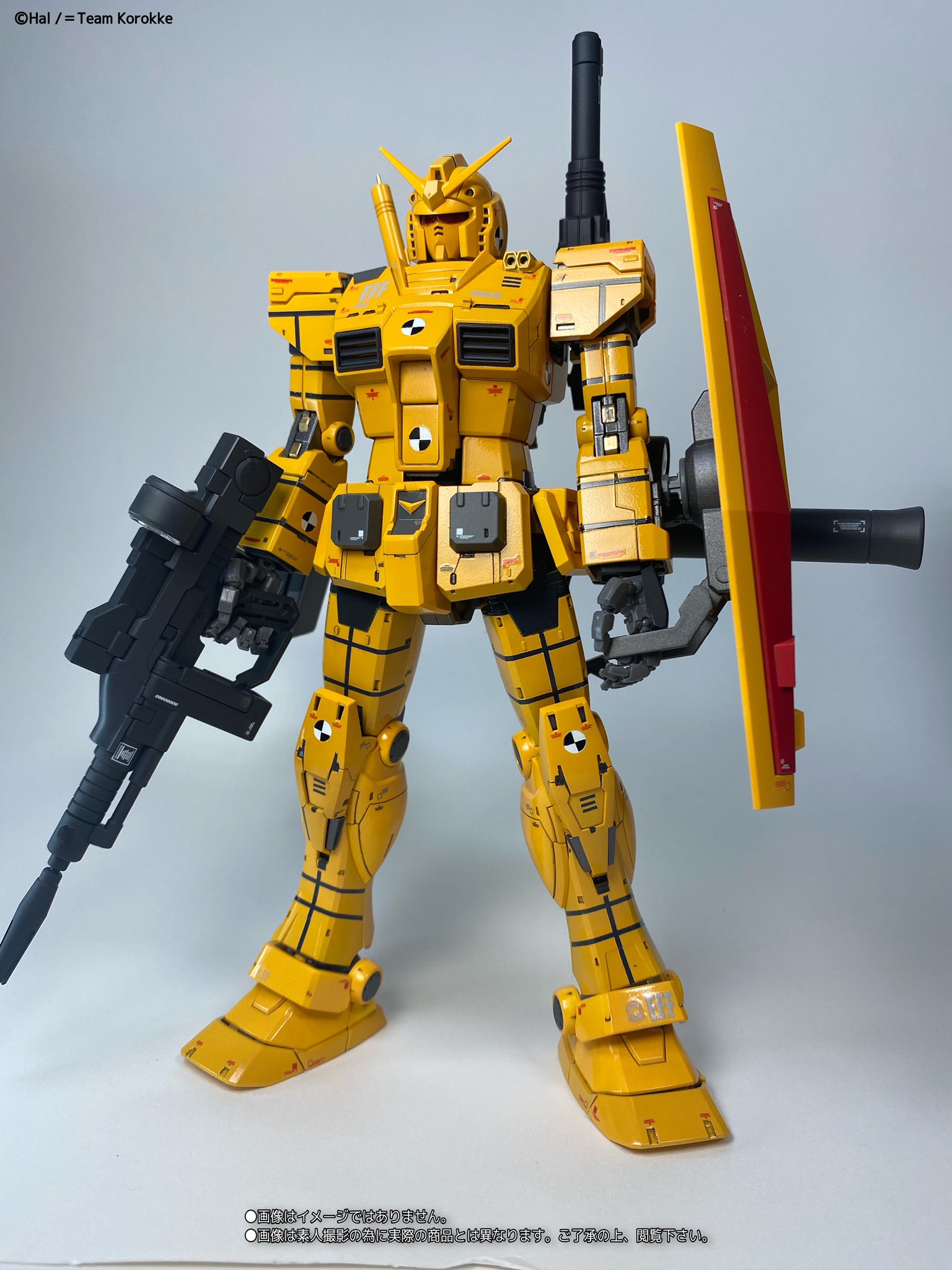 全塗装完成品 MG ガンダム試作号機1号&3号 ROBOT魂 ＜SIDE MS＞ RX-78GP01 ガンダム試作1号機 ver