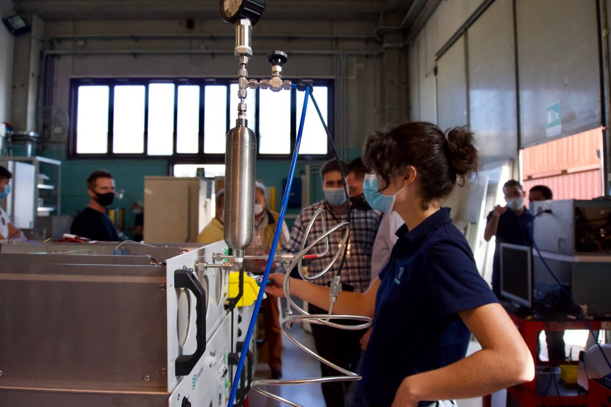 Enapter's tweet photo. See behind the scenes of Enapter, where we build modular electrolysers! https://t.co/tmA6Vz8iSP  #greenhydrogen #energytransition #partners https://t.co/7ZfTT3gLgE
