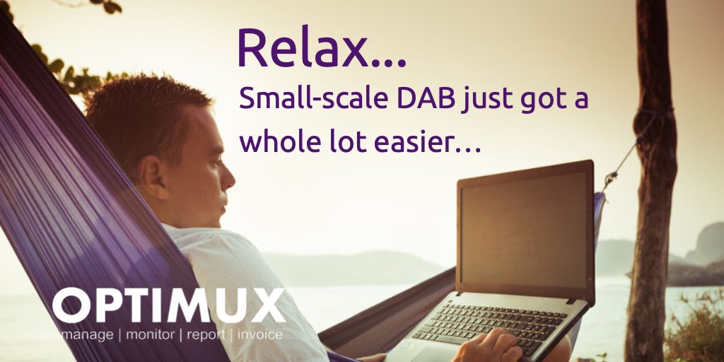 Get to know #Optimux and discover how it could transform the way you access, manage and monitor your small-scale #DAB multiplex. Book your one-to-one demo now! buff.ly/2Dk7xYh