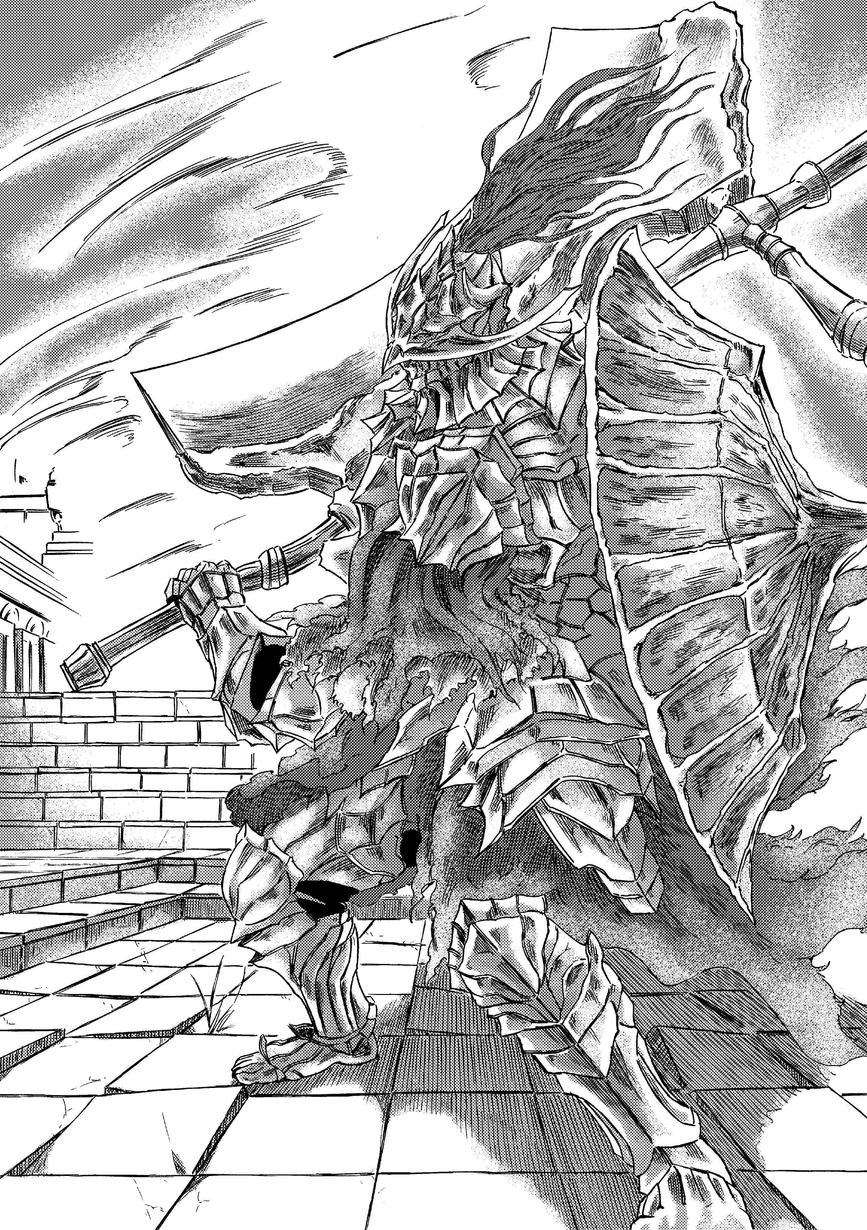 تويتر 絵を描く人 على تويتر リクエストno 43 ダークソウル３ 竜狩りの鎧 巡礼の蝶に操られた竜狩り の鎧 すでに主は存在せず かつて竜狩りに参戦したであろう その鎧に刻まれた狩りの記憶のみが灰の戦士へと襲いかかるのであった T Co C59i98fh8l