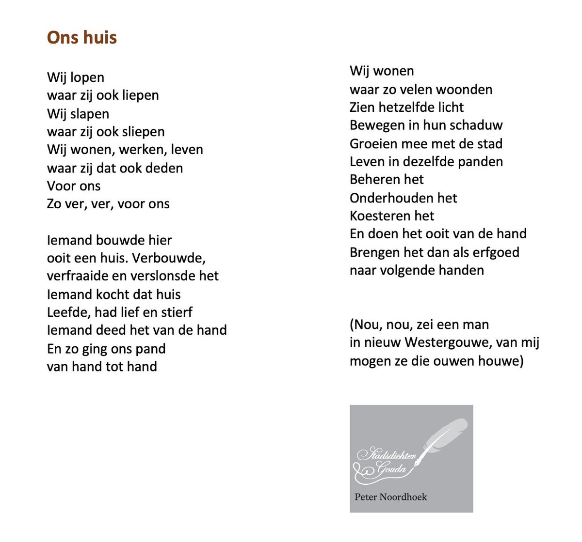 Stadsdichter van Gouda tweet media