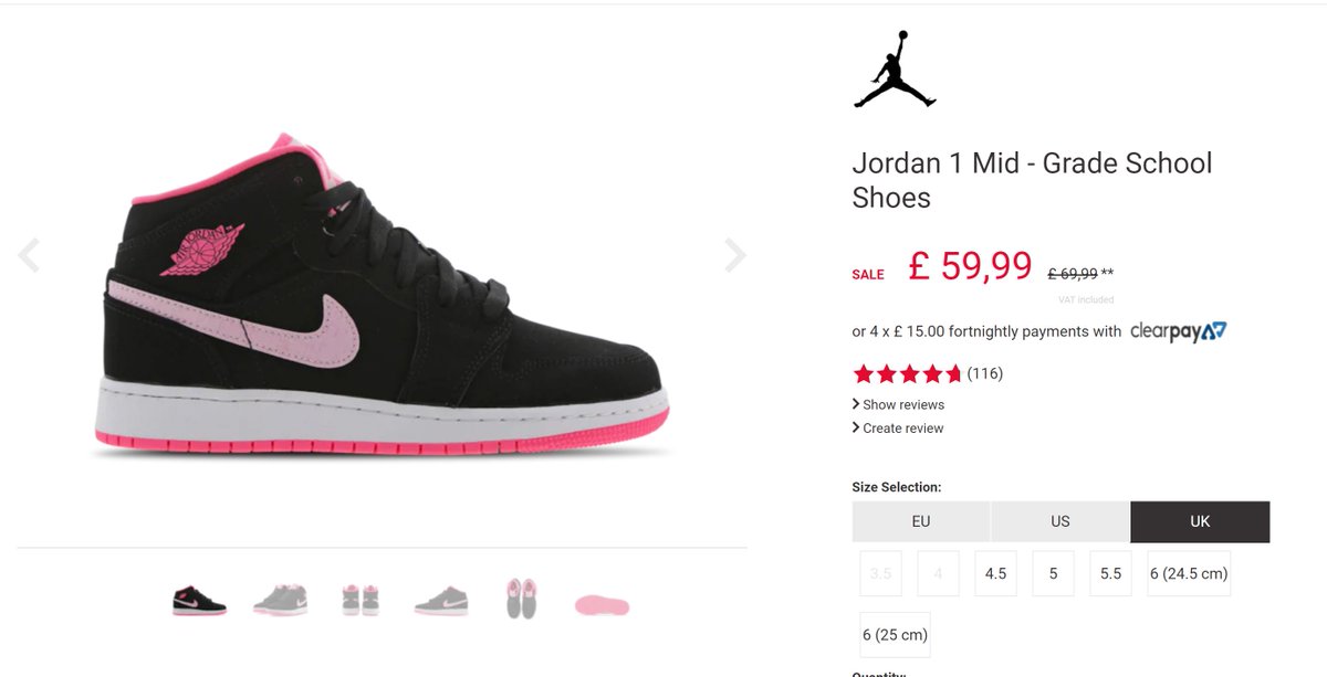 air jordan 1 mid black digital pink