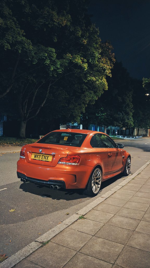 They say never meet your heroes unless it's a 1M in Valencia Orange parked conspicuously over a quiet backstreet. That's never disappointing. 

What a thing!