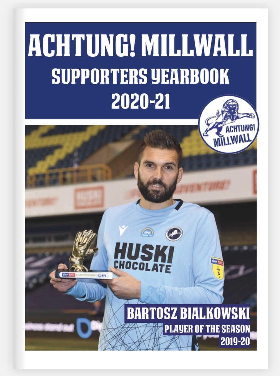 AchtungMillwall's tweet photo. Achtung! Millwall yearbook - Huge thanks to @TheMillwallFans for allowing me the use of their online store - I know some are reluctant to use PayPal.

To order please go to this link https://t.co/CliIenwQ5T…

All profits will benefit Evelina - Demelza - MCT charities 🙏🏻 https://t.co/Ccjq8R2GGx