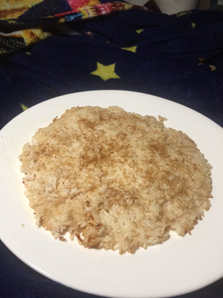 purplefleurj22's tweet photo. I cooked Nurungji today. I now know why @BTS_twt and Taehyung loved this so much. Itโs yummy!!!๐๐๐ I fried the rice with sesame oil and sprinkled brown sugar all over it.๐๐ผ Fam loved it.๐๐๐ #BTScooking https://t.co/VfJ1nBUGFy