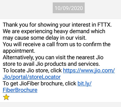 d4rci0's tweet photo. @JioCare
 @reliancejio
  At least provide a certain date, on which your agent will be contacting. I am in urgent need of broadband connection. https://t.co/TUD3Ptjl2G