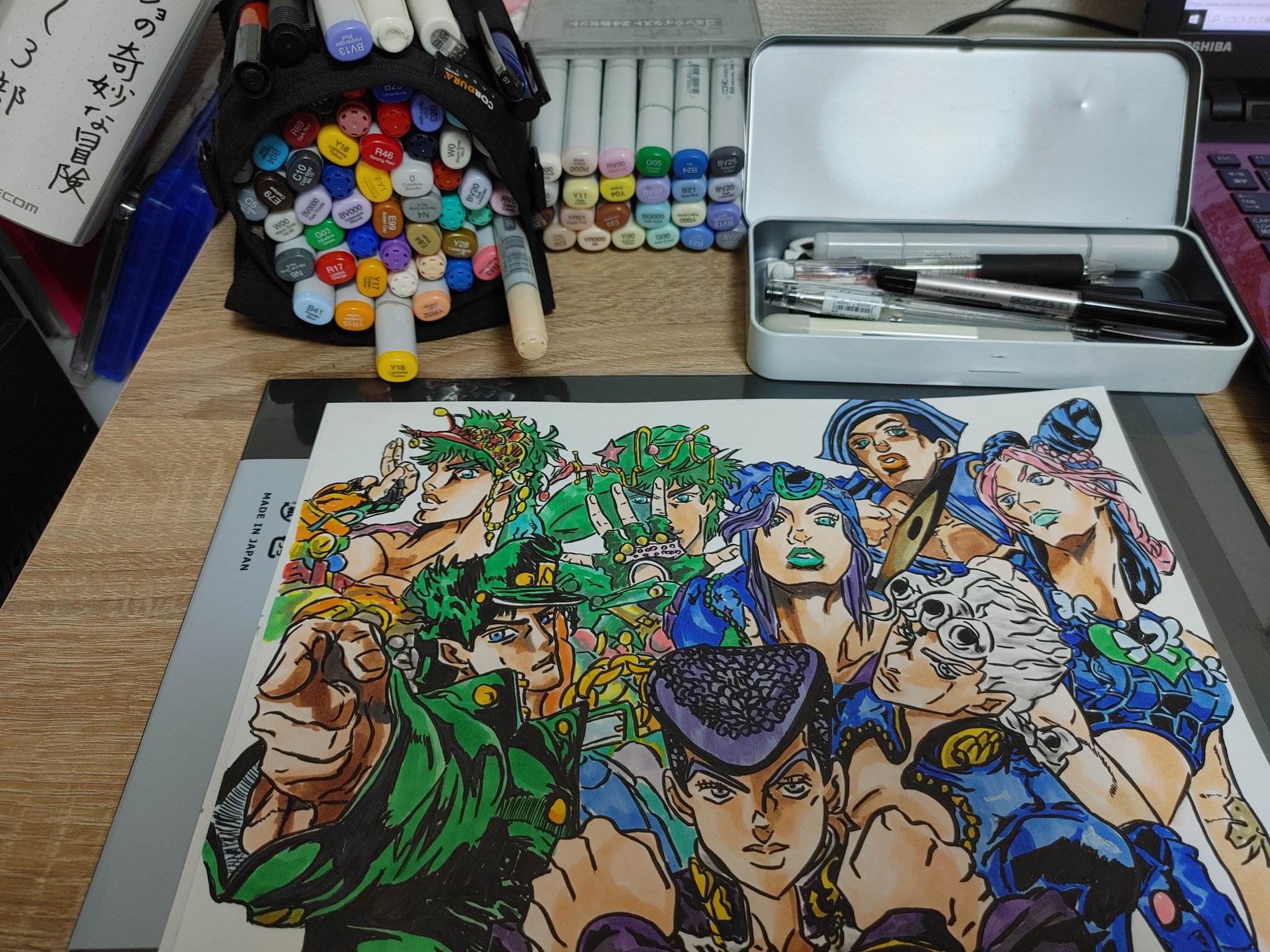 Fumi ジョジョの歴代主人公 主人公 Jojo ジョジョの奇妙な冒険 全部 イラスト 落書き 模写 ジョースター家 全員集合 イラスト好きな人と繋がりたい お絵かき好きな人と繋がりたい 絵描きさんと繋がりたい Art Instagram Irastration Irast