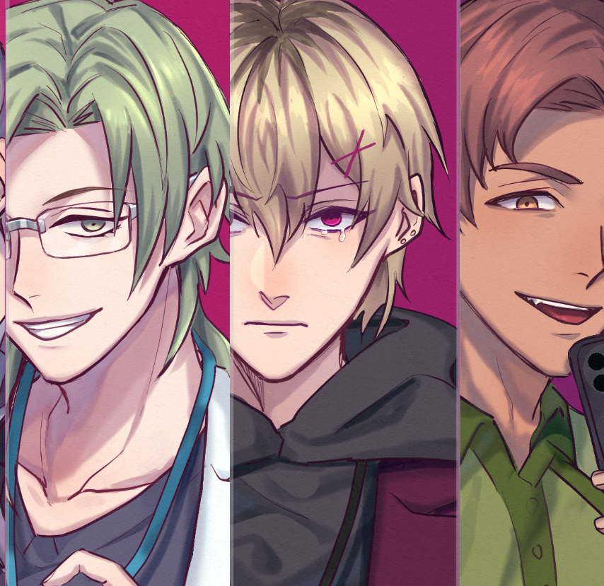 タイトルイラスト 一人だけ憎悪maxなせいか彼島に触れてる人が多くて笑ってしまっ 介のイラスト