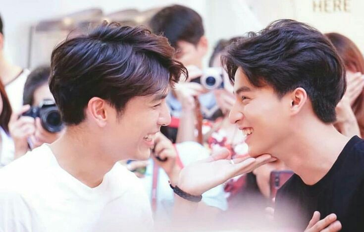 Last night, I missed  #MewGulf very much. I have planned to re-watch  #TharnTypeTheSeries and write my first impression for each episode. But I'll do that a bit later, before  #TharnTypeTheSeriesSS2 is on air. Then, I remember the first interview before I joined  #หวานใจมิวกกลัฟ +