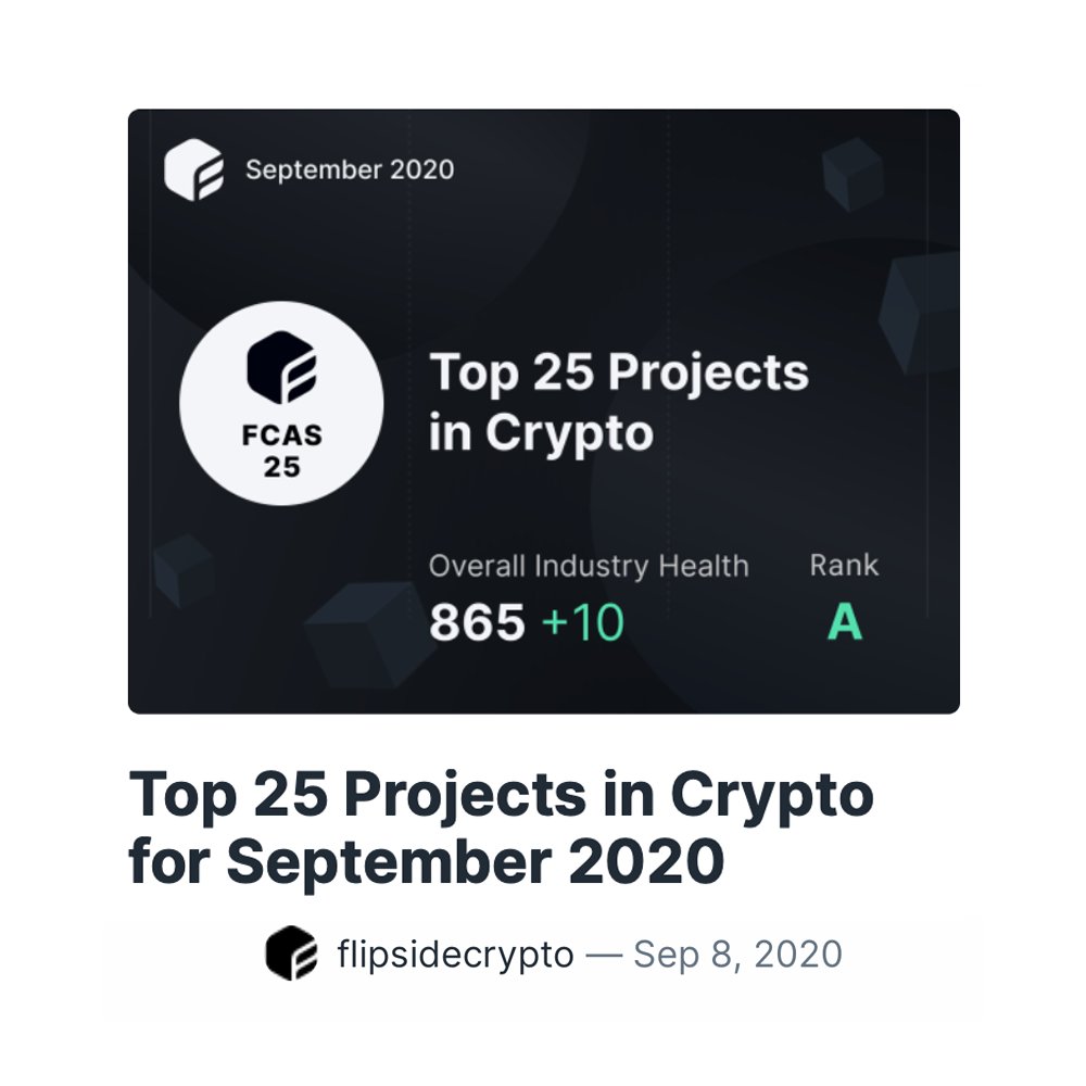 Woelgeest's tweet image. 💬 '[...] top echelon.' –– @flipsidecrypto 

Don't you just love the sound of it? 🙂

#Zilliqa #ProgressWithZIL #fintech #opfi #dapps #blockchain #ecosystem @zilhive #growthmindset #BuildingOurFutureTogether $ZIL

READ THE BLOG: flipsidecrypto.com/blog/1144