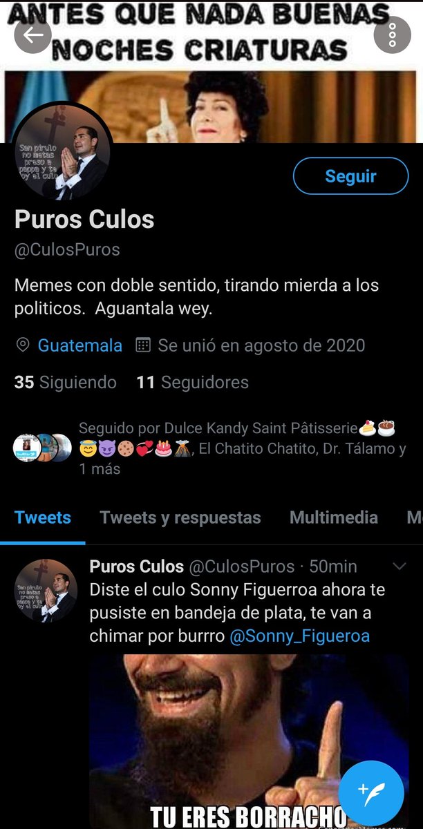 DarkFenix25's tweet photo. No si estaba ebrio o no pero que cuentas que acaban de crear sean las que "compartan" la información me genera muchas dudas.

Le incómoda al gobierno y así lo han demostrado al llamarlos #ElCombo, así que... #NoLoSeRick 
#MascarillasNoMordazas #NoMeCallaré #UnHijoDePutaMás https://t.co/uNLDv8tnlY