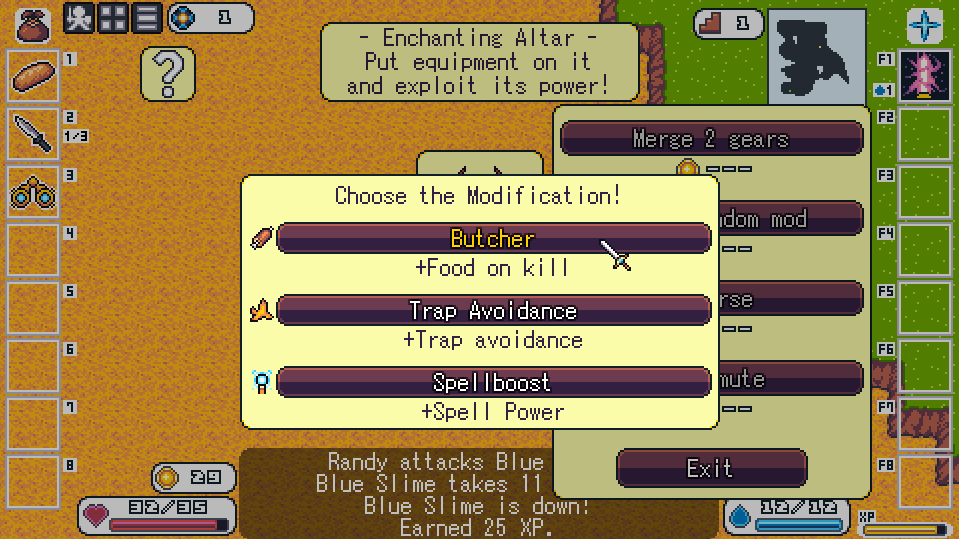 TurnSpender's tweet photo. Legion's Crawl 2 v1.1.0 update, now the Random Mod option gives you 3 modifiers to choose from! Plus the armor improvement cost is 30% cheaper.

You can get the game at https://t.co/IO4A6sS9Aq !

#roguelike #indiedev #gamedev #indiegame #rpg #unity #screenshotsaturday https://t.co/ggQCd7nnCW