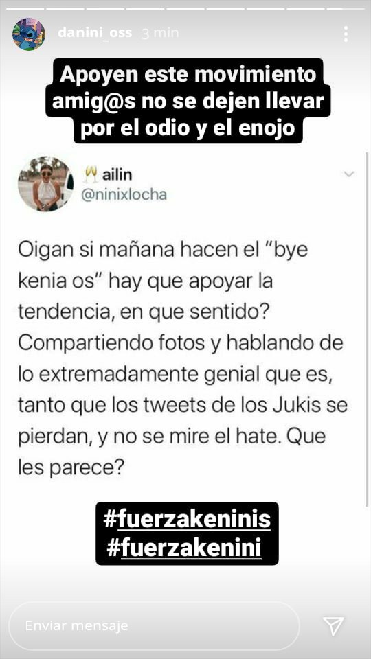 ddnaiy's tweet photo. Así como difundieron lo de Tsunami hagan lo mismo con esto 
Más amor menos hate 💘
@Arlette_bz @elisabeht_ @LadyYouTube_1 @KeninisMx @keninieloisa @elstand_os  @keniiaxglitter  @danini_oss https://t.co/TfgtqfpIbE