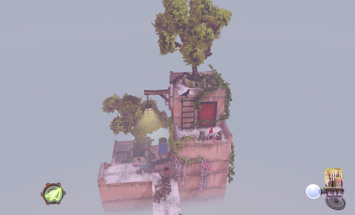 Chimaki 3dモデラー 廃墟にガーデニングしていくゲーム Steamの Cloud Gardens マウスでポチポチするのがまったりして良い アイテムを置くと周りの植物がモサモサっと育って 実がパァァっとできて 収穫してまた植えて 見栄えよく 物語が見え