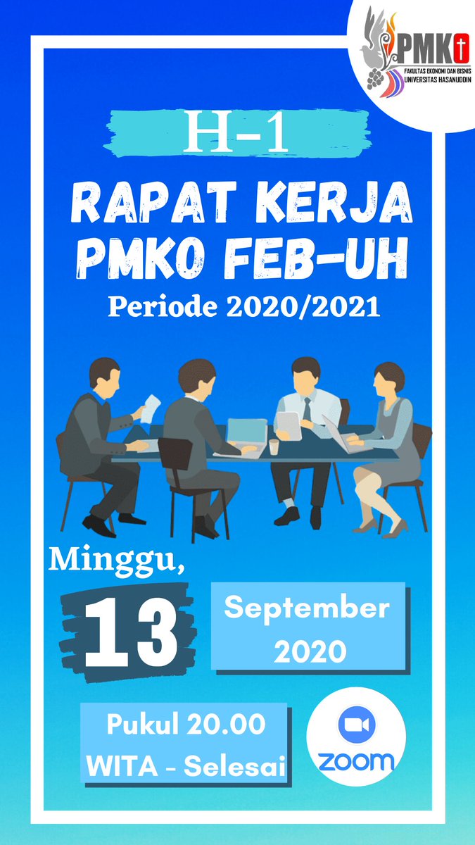 Shalom PMKOerz❤
Mengundang dengan kasih kakak-kakak, adik-adik dan teman-teman dalam Rapat Kerja PMKO FEB-UH periode 2020/20221 yang akan dilasanakan pada:
📅 Minggu, 13 September 2020
🕗 20.00 WITA
📍 Via Zoom
Mari doakan dan berpartisipasi didalamnya. Tuhan Yesus memberkati 😇