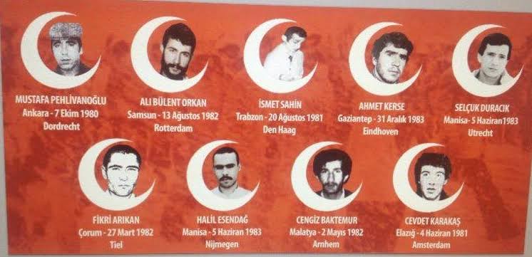 Bir NAR Ağacı Var, 
Bir de DAR Ağacı...
Yiğide DAR Düştü,
Namerde NAR Ağacı...

Ahmet Kerse
Ali Bülent Orkan
Cengiz Baktemur
Cevdet Karakaş
Fikri Arıkan
Halil Esendağ
Selçuk Duracık
İsmet Şahin
Mustafa Pehlivanoğlu

Ne sizleri unuttuk
Ne de kahpe Eylülleri

#12Eylül