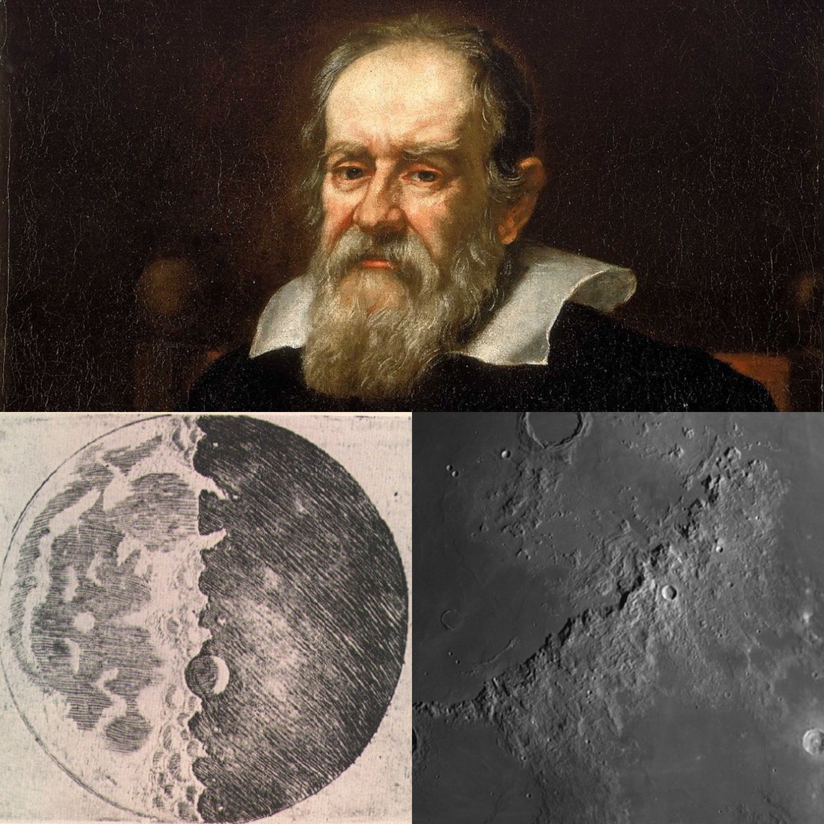 14/ We know so much more about it now than Galileo did, but this was precisely the insight Galileo had when his telescope revealed mountains on the Moon. He realized it is “another Earth”, & since the Moon is a planet, so all the planets are complex geological bodies like Earth.