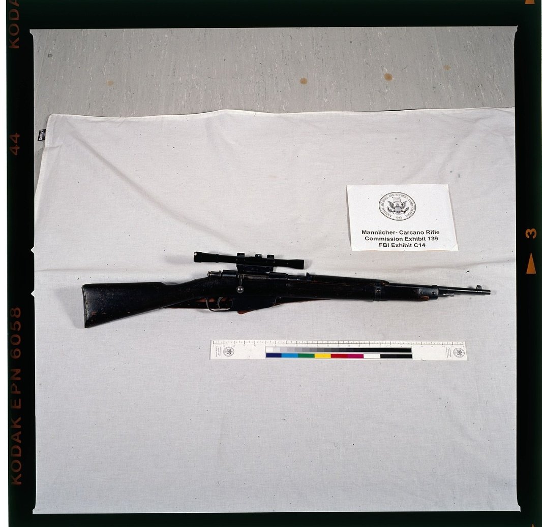 The Shots that killed JFK were allegedly fired with an Italian made Mannlicher–Carcano rifle from the 6th floor of the Texas School Book depositoryAftermath, On November 29, 1963, President Lyndon B. Johnson appointed the President's Commission on the Assassination of Kennedy.