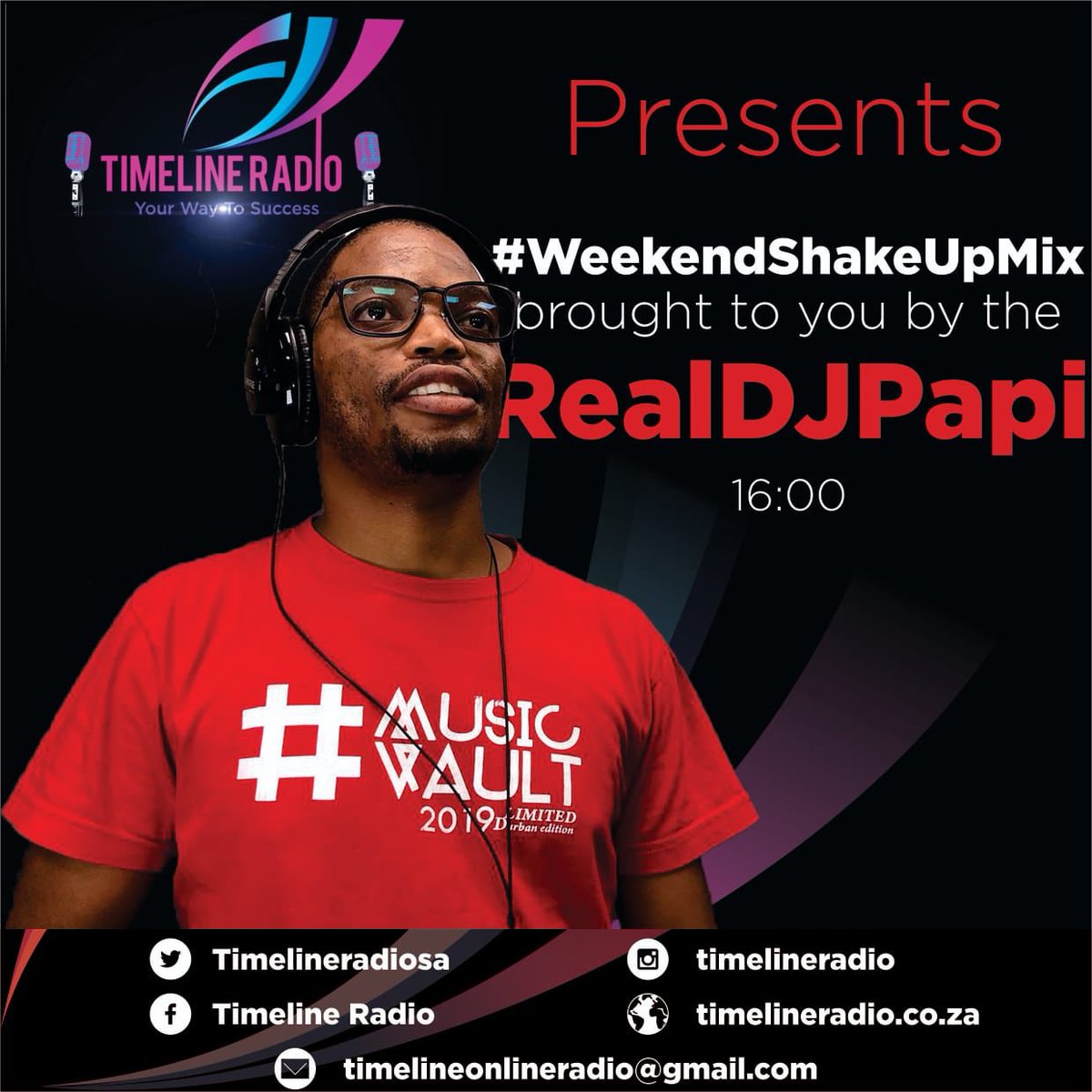 DJSmashP's tweet photo. @Weekend_Shaker Make sure you donโt miss todayโs show as weโll rocking you airwaves. Iโll be playing an exclusive also๐ฅ๐ฅ๐ฅ๐ฅ๐ฅ #RealDJPapi https://t.co/0tMzaYcVGV
