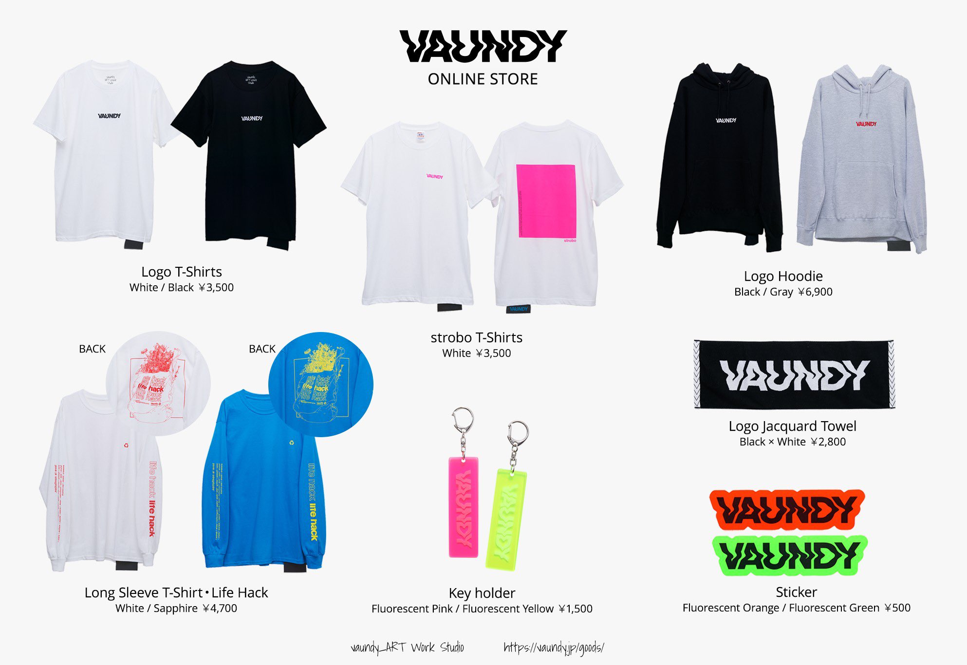 Vaundy one man live ARENA tour “replica ZERO” ツアーグッズ公開！