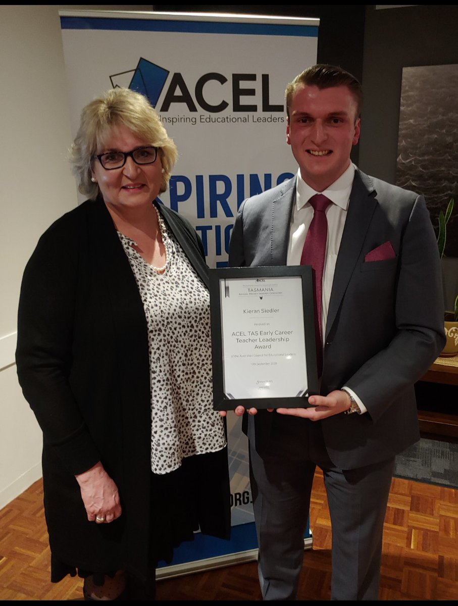 Wonderful to recognise outstanding teachers and leaders at 2020 ACEL Tasmania Awards Evening <a href="/acelaustralia/">ACEL</a> @TasGovEducation <a href="/UnderwoodCentre/">Underwood Centre</a> #howgreatareteachers #impact