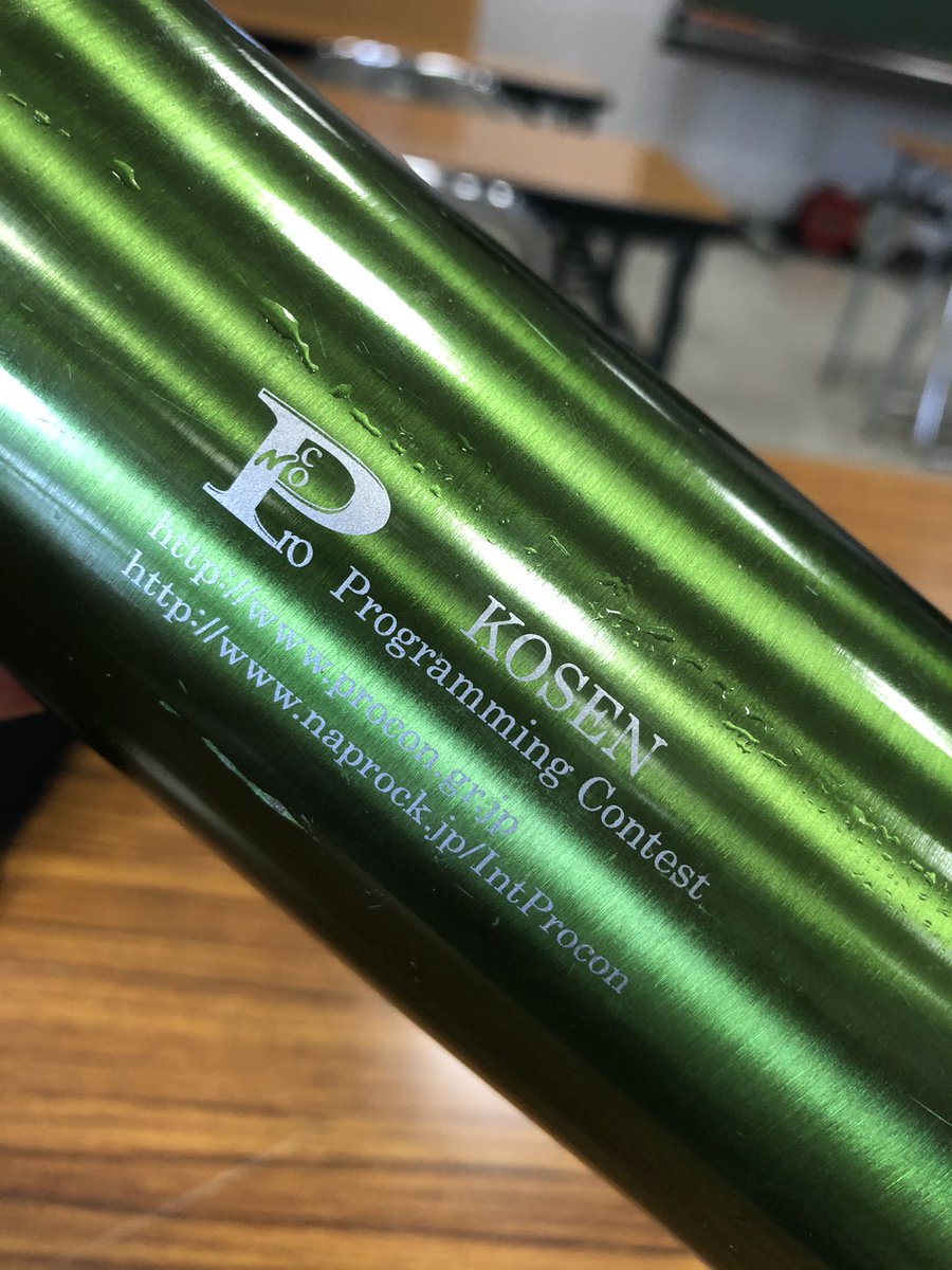 RyoutaK's tweet photo. プロコン水筒愛用中

#procon31 #procon25 https://t.co/fq14ProLOS