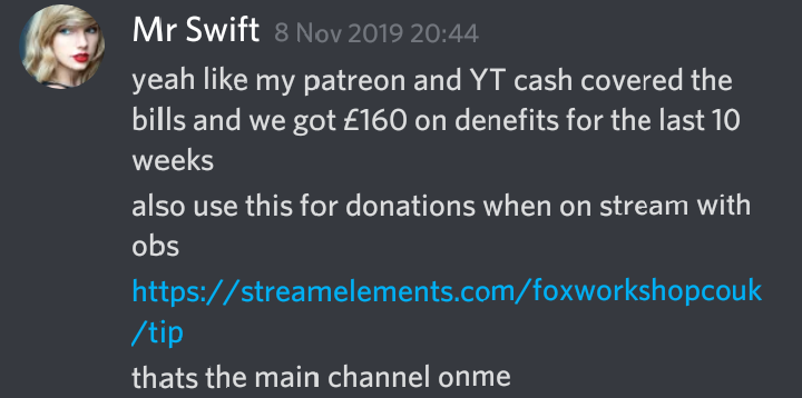 TakedownmanDWO's tweet photo. Rons real name is Rocco Visetin #survivinglife report for benefits fraud! In Scotland! He doesn't claim his youtube, patreon or PayPal! https://t.co/Br3b4YLRFJ