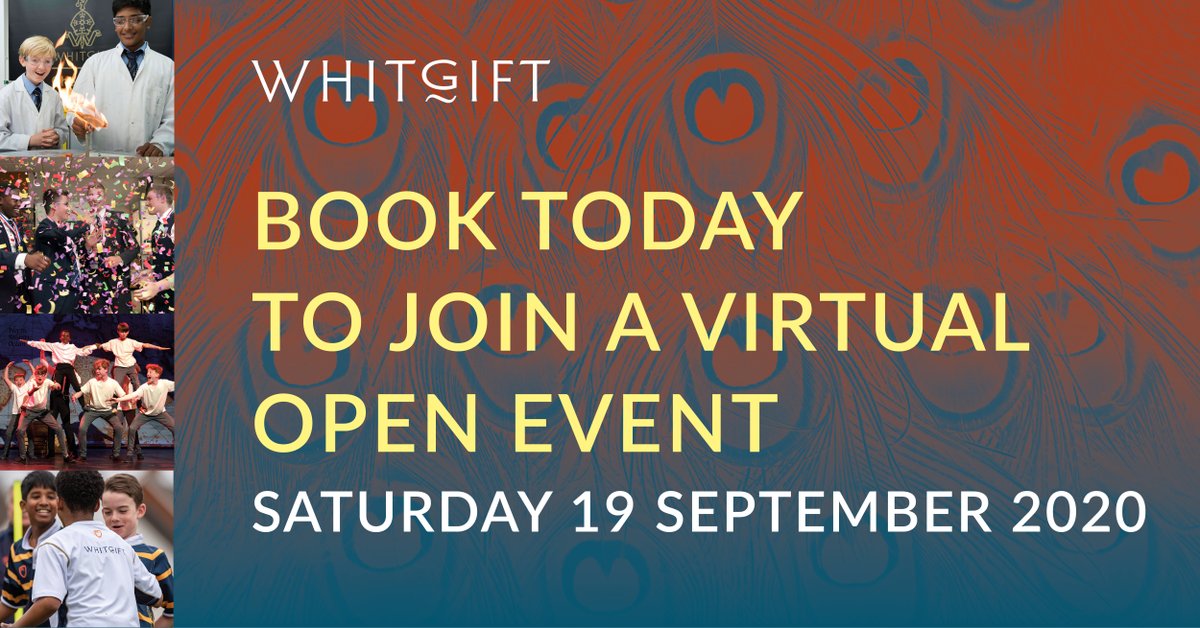WhitgiftSchool1's tweet photo. We invite you to #WhitgiftLive - our online #OpenEvent on Saturday 19 September. This virtual visit gives you access to explore our site and find out more about our innovative school curriculum. Please register here: https://t.co/IGPSrem5JC https://t.co/Pb39XpRt6Y