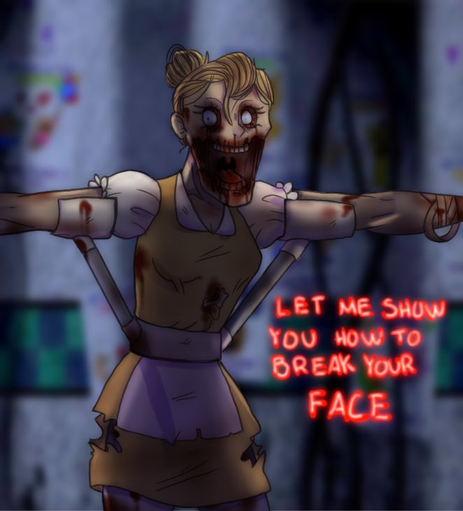 FNAF 2 Withered Chica art  Fnaf art, Fnaf sister location, Fnaf