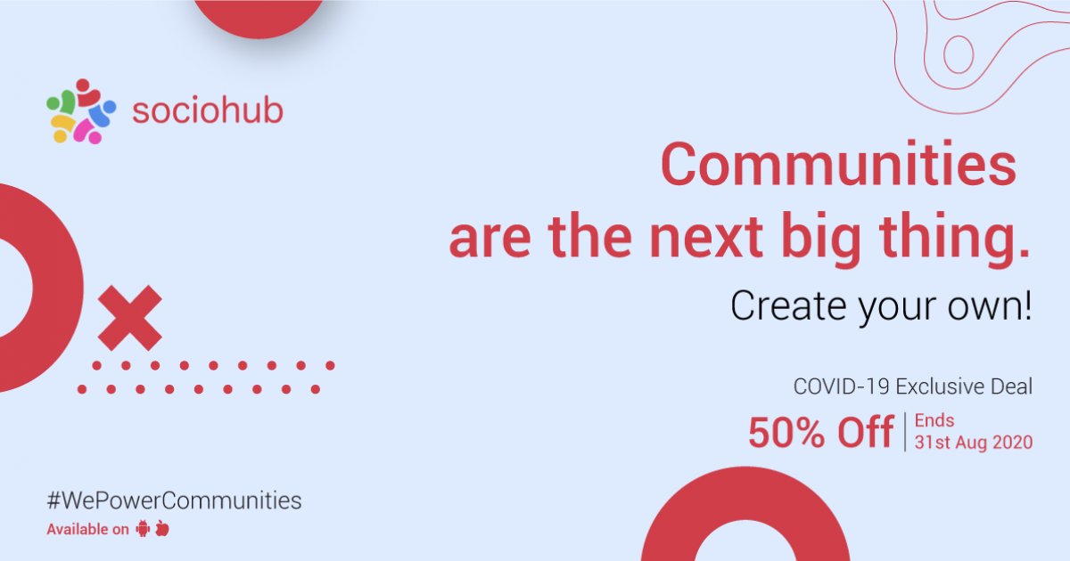 sociohub_io's tweet photo. Building online #groups or #communities has been a big #trend over the last few years.
Many organizations are bringing their customers, employees and students #networks to engage and grow with a common purpose.
Here's why #SocioHub is the best option: https://t.co/iMUsckh54m https://t.co/R3f9VPS82y