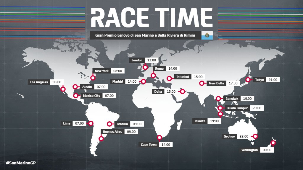 MotoGP's tweet photo. Get ready for Race Day at the #SanMarinoGP 🇸🇲

Check out the #MotoGP race time 🏁 for your location 🌎 https://t.co/NQtDtsd7zw