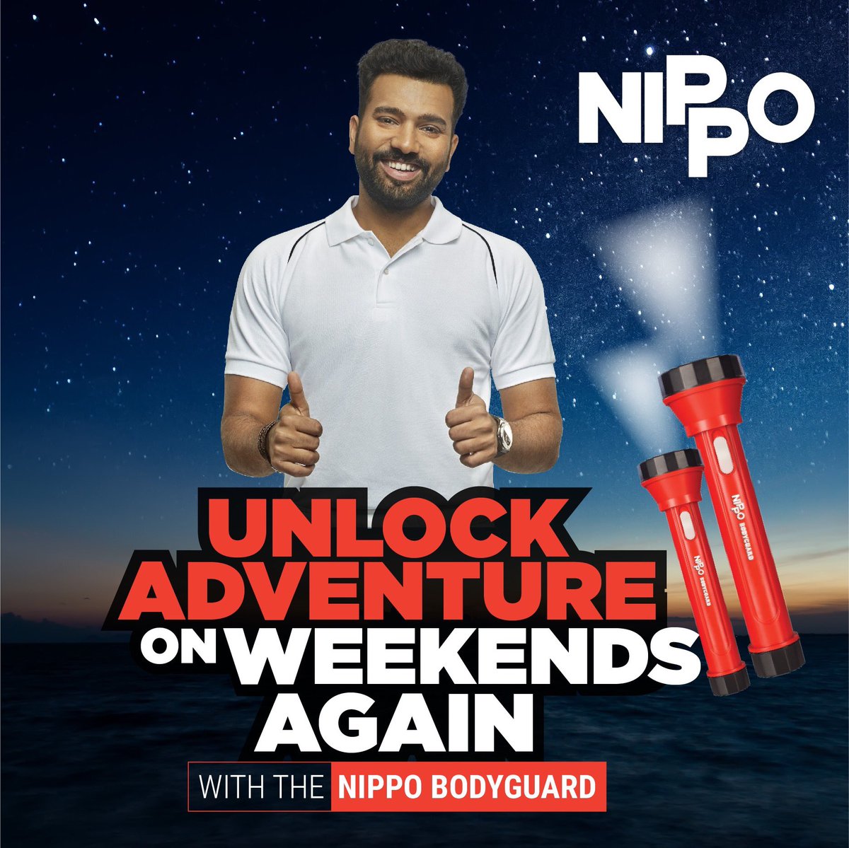 Power up your adventures with your favourite energy powerhouse #nippobodyguard #nippoindia #nippotorches #nippoproducts #madeinindia