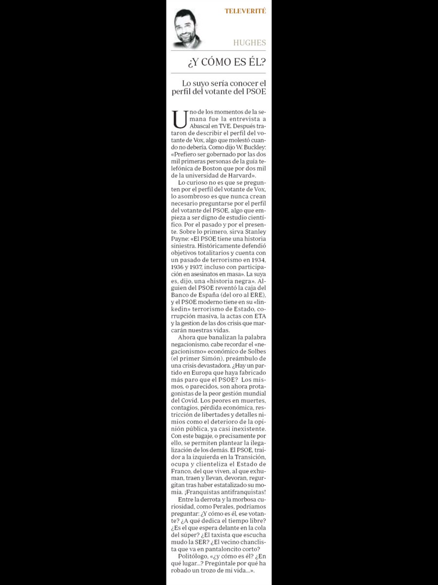 hughes_hu's tweet photo. ¿Y cómo es él (el votante del psoe)? https://t.co/iVk37JjQvu