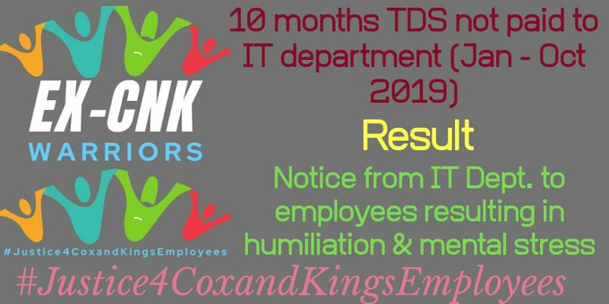 rohitdhasmana10's tweet photo. #justice4coxandkingsemployees 

@PMOIndia @justice4CNKEEA @AmitShah https://t.co/20RemPtZ4b